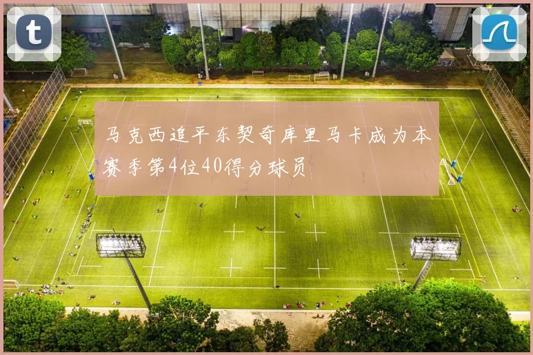马克西追平东契奇库里马卡成为本赛季第4位40得分球员